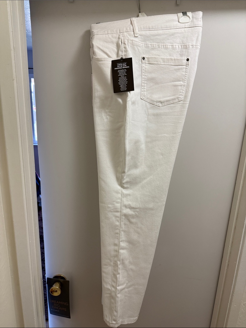 Joe Browns women’s Slim Straight White Jeans